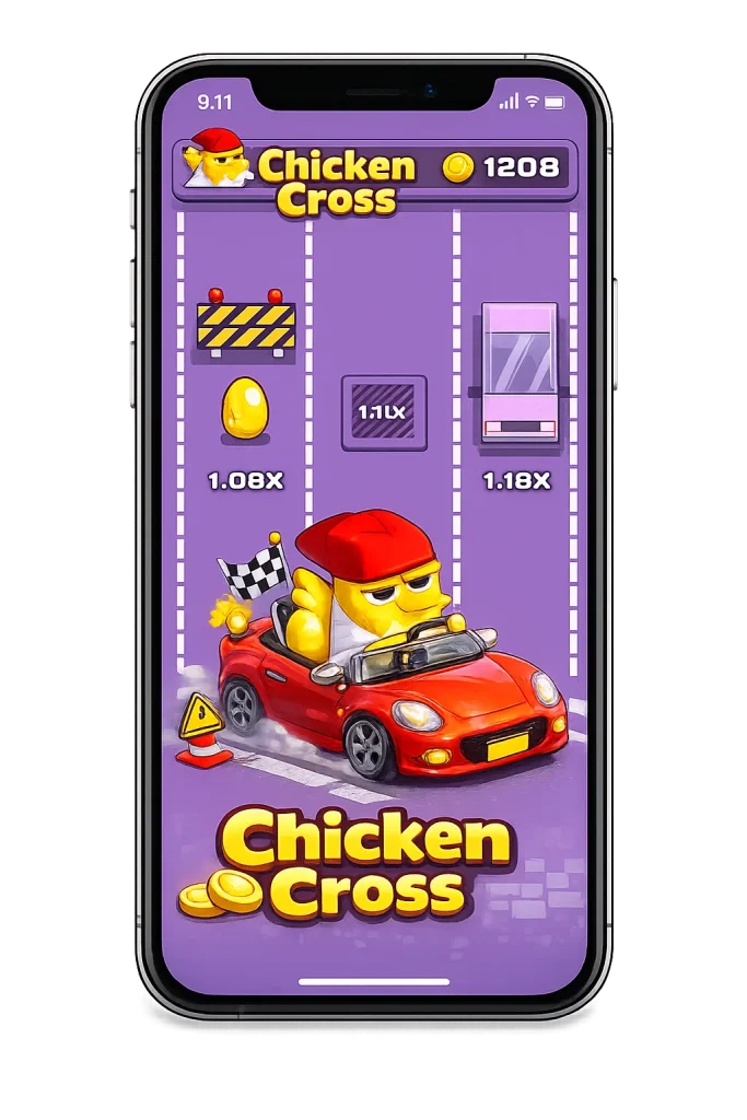 Chicken Cross Mobile